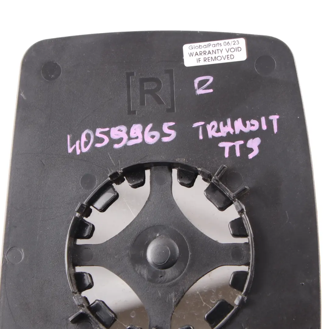 MK6 MK7 Wing Mirror Glass Door Right O/S to Ford Transit with Part number 4059965 Ford Transit MK6 MK7 Wing Mirror Glass Door Right O/S - SKU 4059965 - Part number 4059965