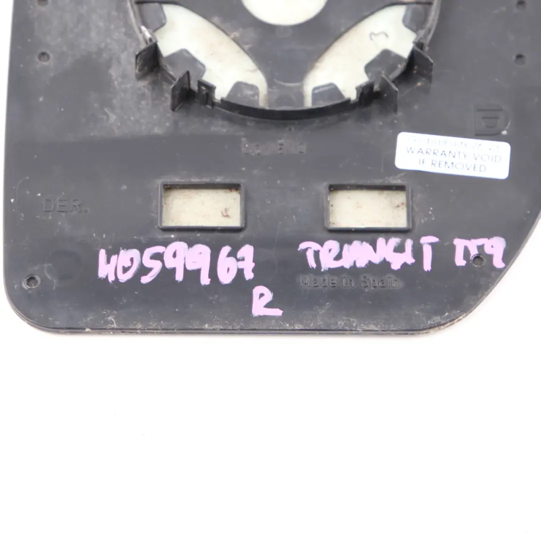 MK6 MK7 Wing Mirror Glass Door Right O/S to Ford Transit with Part number 4059967 Ford Transit MK6 MK7 Wing Mirror Glass Door Right O/S - SKU 4059967 - Part number 4059967