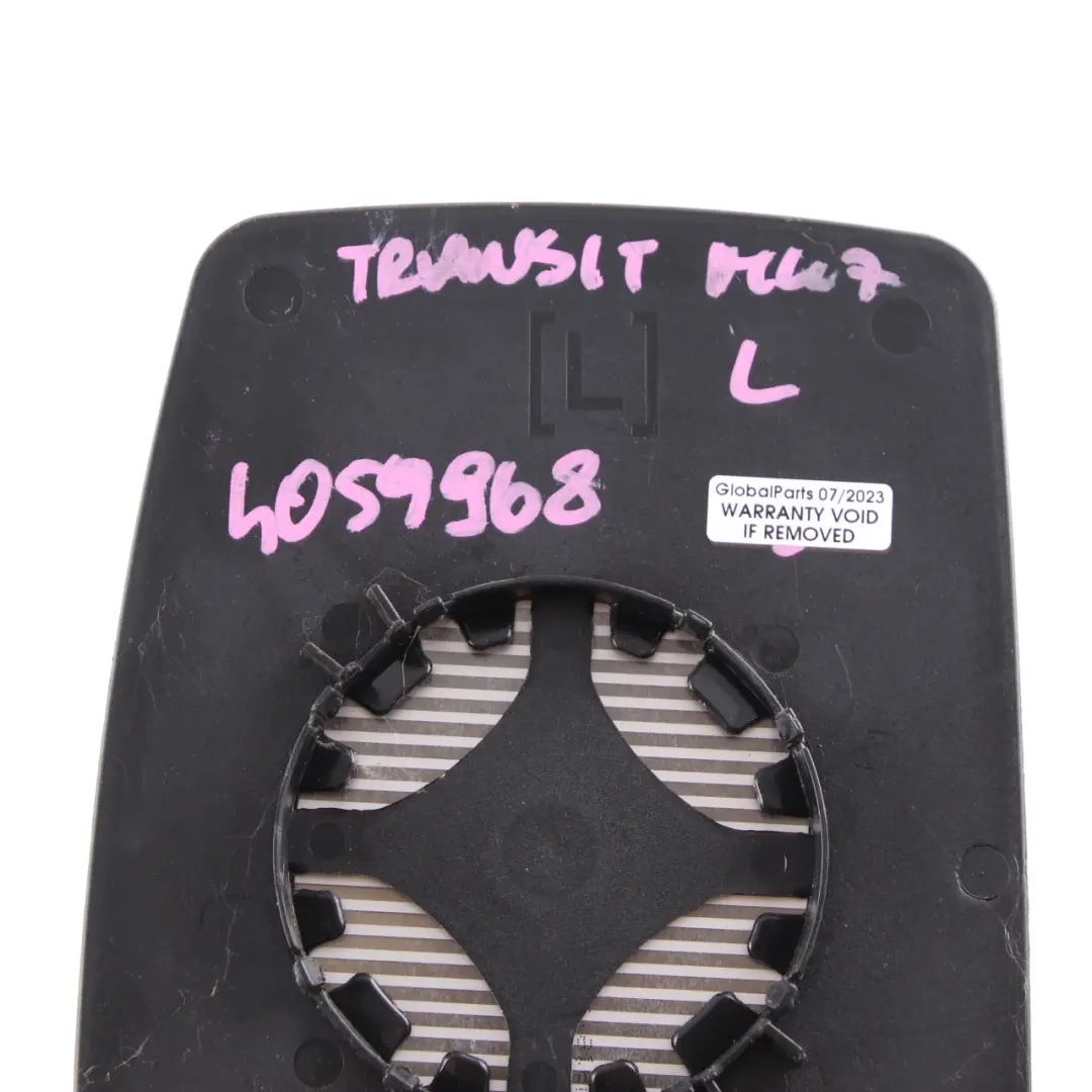 MK6 MK7 Wing Mirror Glass Door Left N/S Heated to Ford Transit with Part number 4059968 Ford Transit MK6 MK7 Wing Mirror Glass Door Left N/S Heated - SKU 4059968 - Part number 4059968