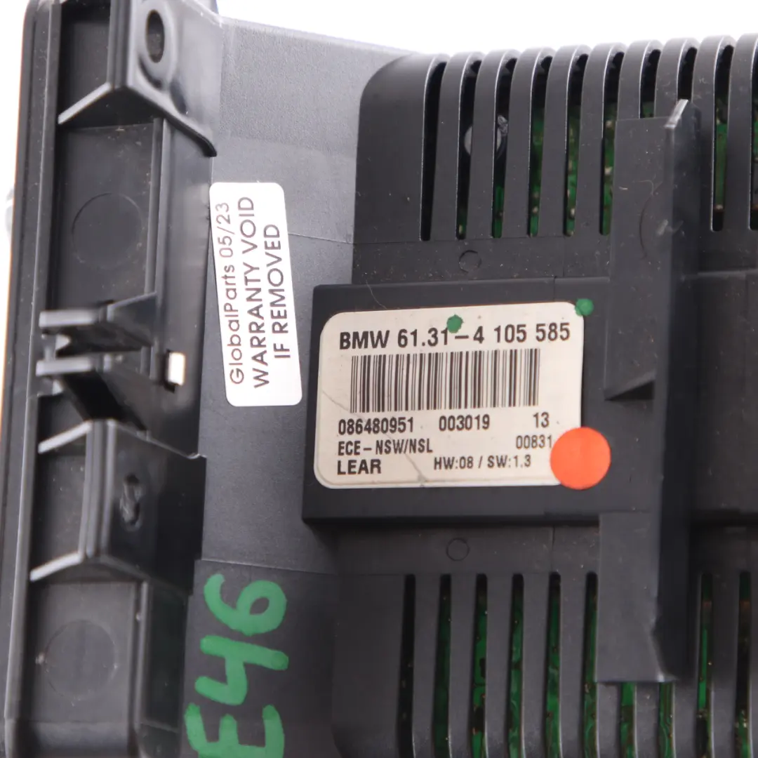 Headlight Light Lamp Switch Control Unit Module Button Panel to BMW E46 with Part number 4105585 BMW E46 Headlight Light Lamp Switch Control Unit Module Button Panel - SKU 4105585 - Part number 4105585