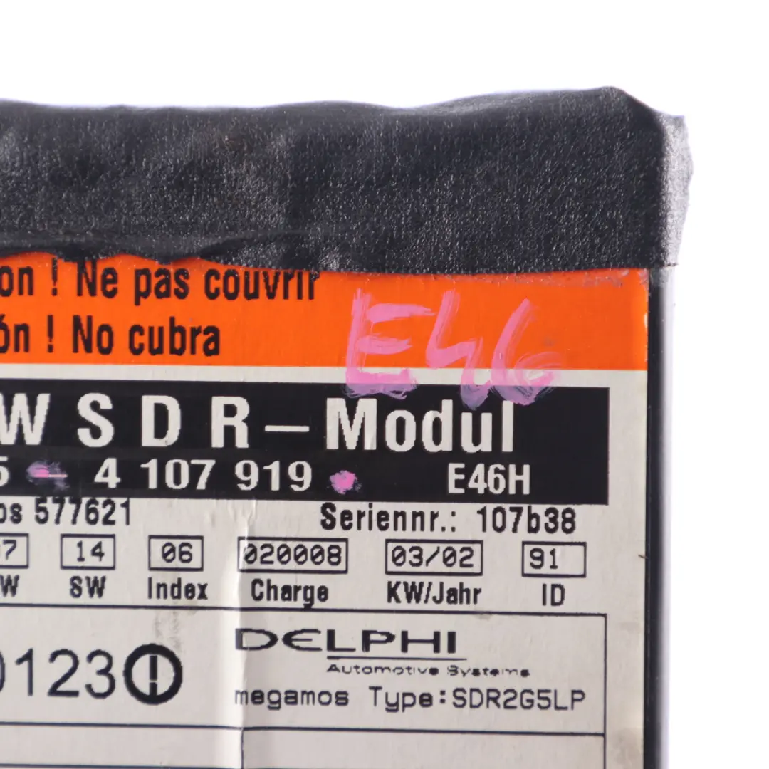 Alarm System Sensor Anti Theft Module Control Unit to BMW E46 Convertible with Part number 4107919 BMW E46 Convertible Alarm System Sensor Anti Theft Module Control Unit - SKU 4107919 - Part number 4107919