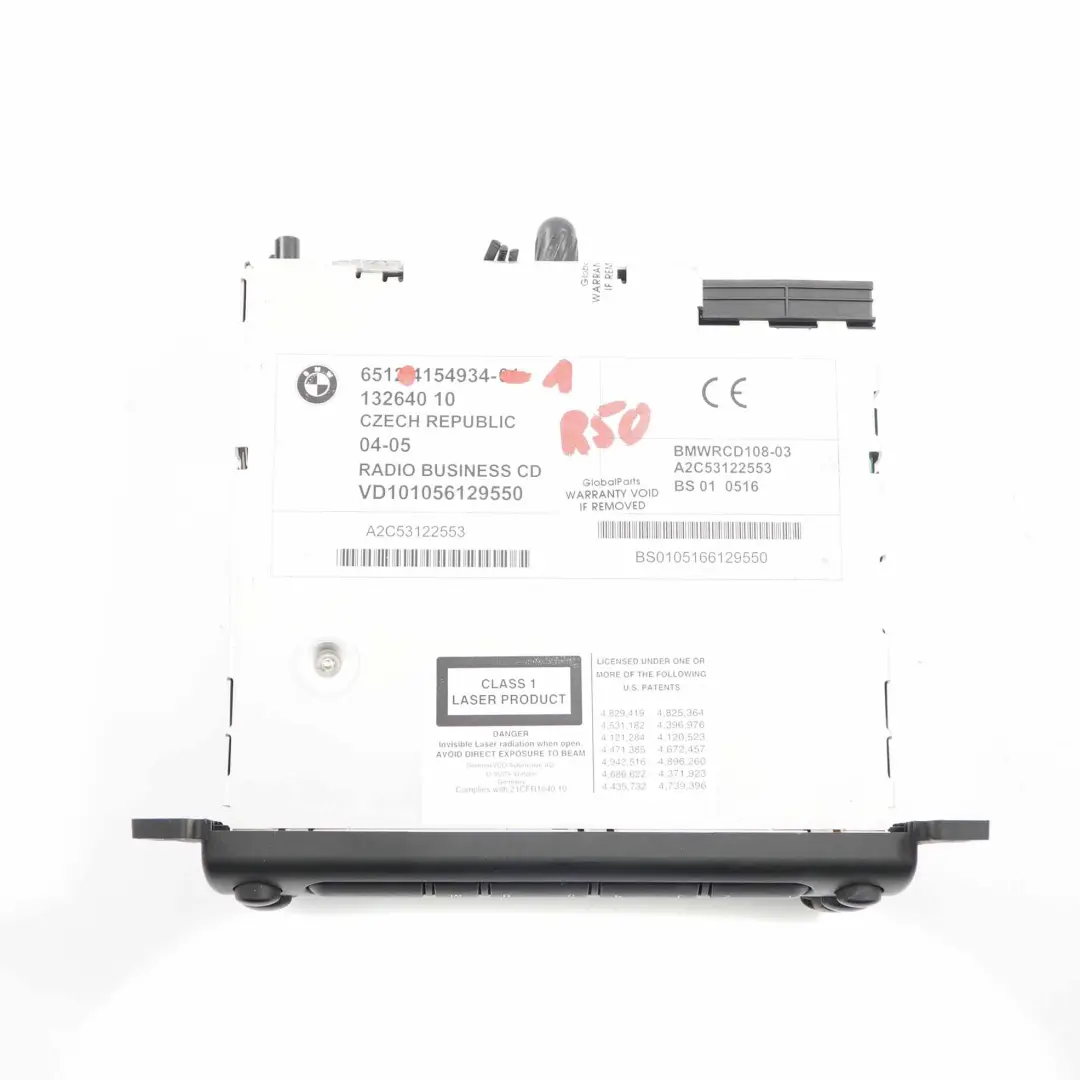 Radio Boost CD pour Mini Cooper One R50 R52 R53 à propos du numéro de pièce 4154934 Mini Cooper One R50 R52 R53 Radio Boost CD - SKU 4154934-1 - Numéro de pièce 4154934