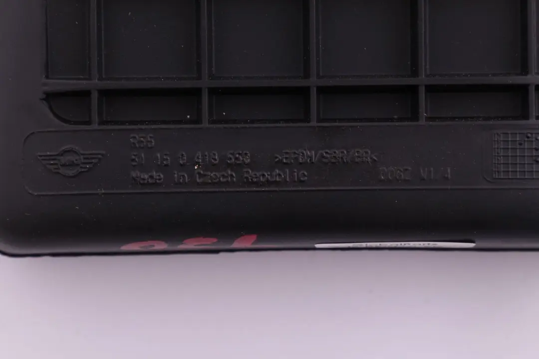 Oddments Center Console Trim Panel Black 0 to Mini Cooper One R55 R56 with Part number 418650 Mini Cooper One R55 R56 Oddments Center Console Trim Panel Black 0 - SKU 418650 - Part number 418650
