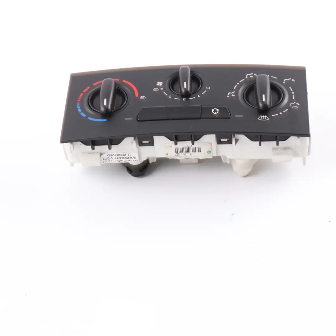 Citroen Dispatch Jumpy Heater Climate Control A/C Air Con Switch Panel to with Part number 42102400 Citroen Dispatch Jumpy Heater Climate Control A/C Air Con Switch Panel - SKU 42102400 - Part number 42102400