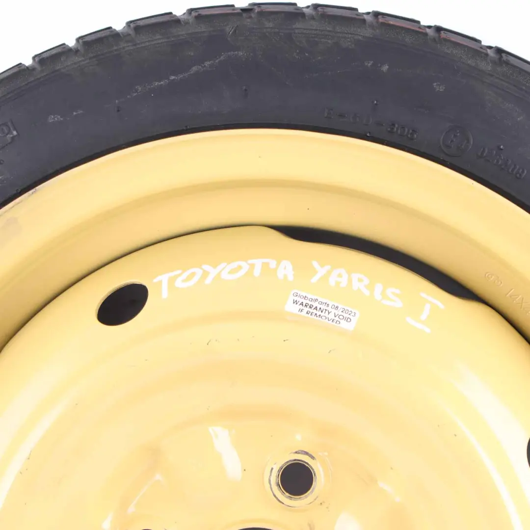  Spare Wheel Toyota Yaris 1 Wheel Steel R14 4J Toyo 115/70 - SKU 42611-16310 - Part number 42611-16310