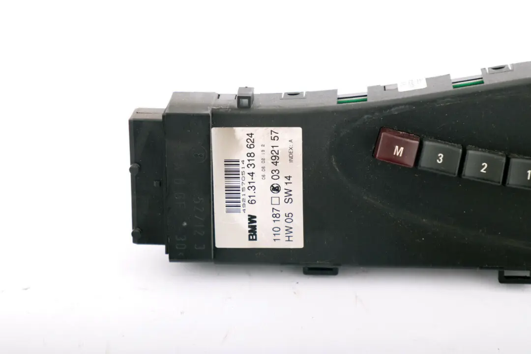 BMW X5 Series E53 Actuation Unit Panel Seat Switch Front Right O/S - SKU 4318624 - Part number 4318624