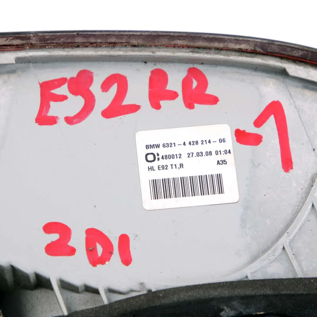 BMW 3 Series E92 Coupé Rear Light In The Side Panel Right O/S Tinted - SKU 4428214-1 - Part number 4428214