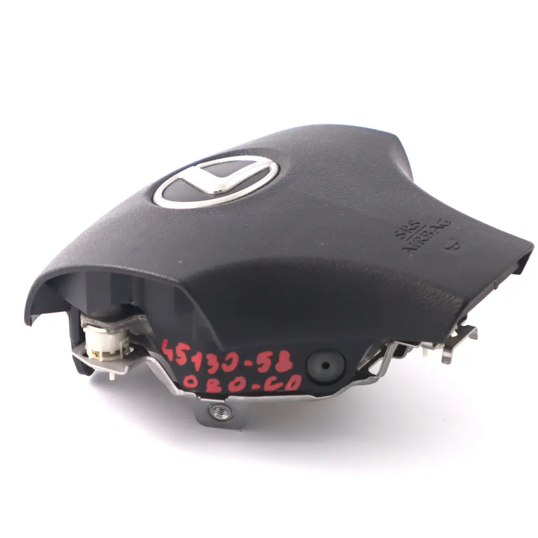 Módulo de Aire Lado del Conductor Negro para Lexus IS Volante con número de pieza 45130-53080-C0 Lexus IS Volante Módulo de Aire Lado del Conductor Negro - SKU 45130-53080-C0 - Número de pieza 45130-53080-C0