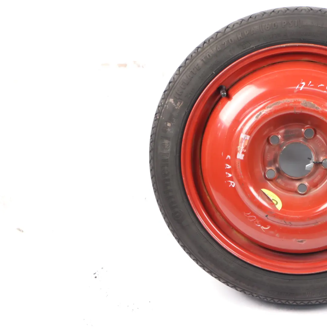Spare Wheel Saab 9-5 Wheel Steel R16 4J Continental 115/70 to with Part number 4569661 Spare Wheel Saab 9-5 Wheel Steel R16 4J Continental 115/70 - SKU 4569661 - Part number 4569661
