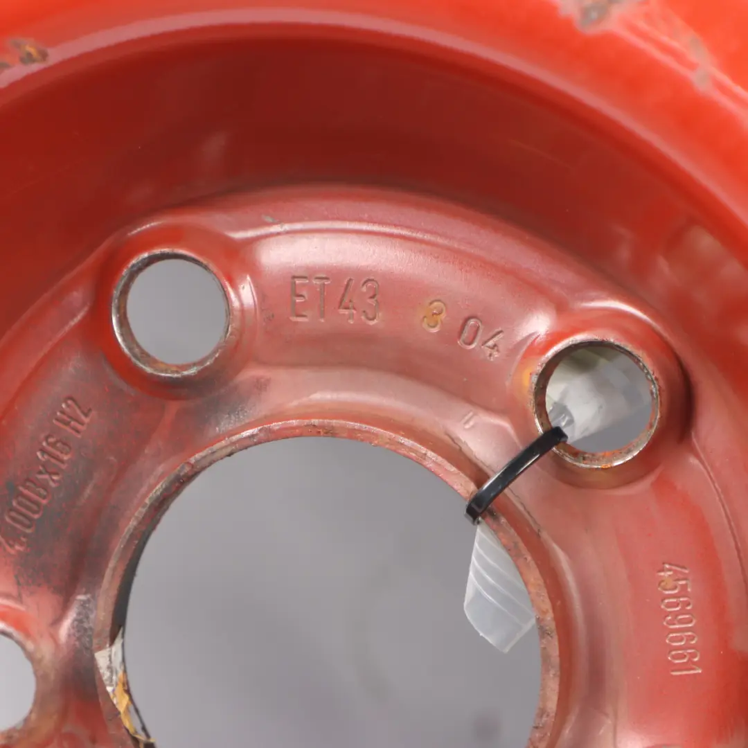 Spare Wheel Saab 9-5 Wheel Steel R16 4J Continental 115/70 to with Part number 4569661 Spare Wheel Saab 9-5 Wheel Steel R16 4J Continental 115/70 - SKU 4569661 - Part number 4569661