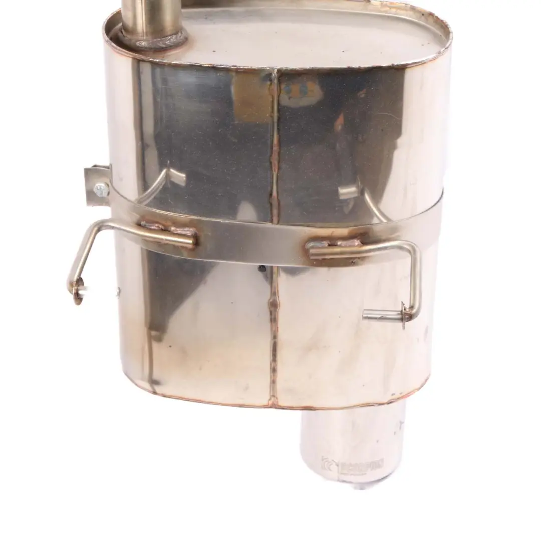 Exhaust Silencer Muffler Back Box Pipe Single Tip to Mini R50 Scorpion Rear with Part number 462BM39 Mini R50 Scorpion Rear Exhaust Silencer Muffler Back Box Pipe Single Tip - SKU 462BM39 - Part number 462BM39