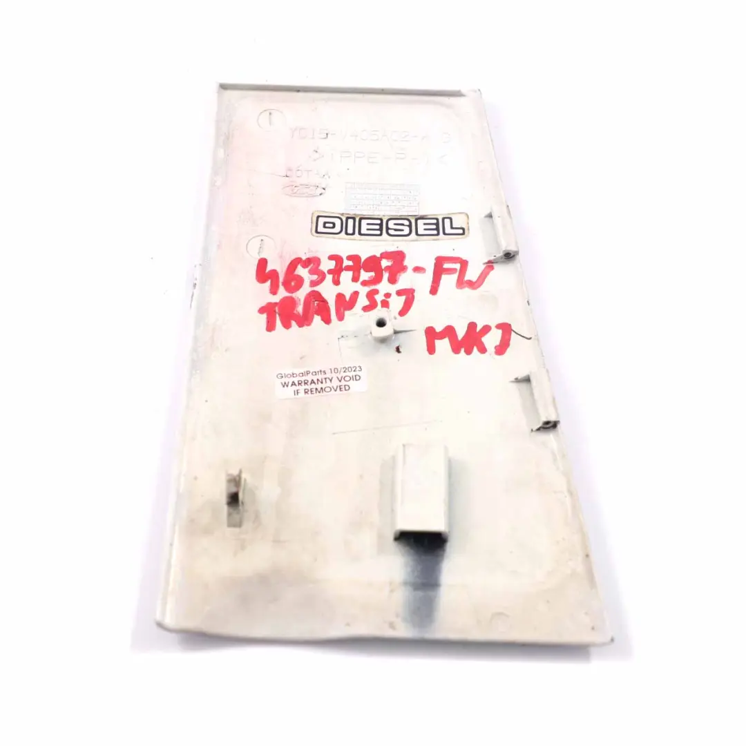 Ford Transit Mk7 Couvercle de trappe à carburant Frozen White - Z2 - SKU 4637797-FW - Numéro de pièce 4637797