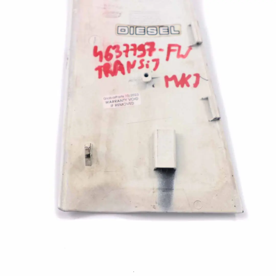 Kraftstofftankklappe Abdeckung Trim Frozen White - Z2 für Ford Transit Mk7 mit Teilenummer 4637797 Ford Transit Mk7 Kraftstofftankklappe Abdeckung Trim Frozen White - Z2 - SKU 4637797-FW - Teilenummer 4637797