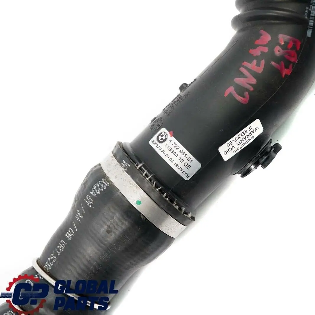 BMW 1 er E87 118d 120d M47N2 Diesel Ladeluftleitung 1161 - SKU 4722965 - Teilenummer 4722965