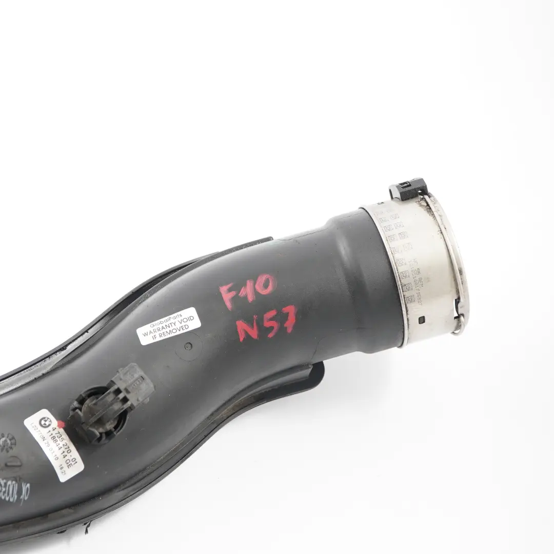 Air Charge Line BMW F01 F02 F10 F11 N57 Engine Intake Manifold Air Hose - SKU 4735270 - Part number 4735270