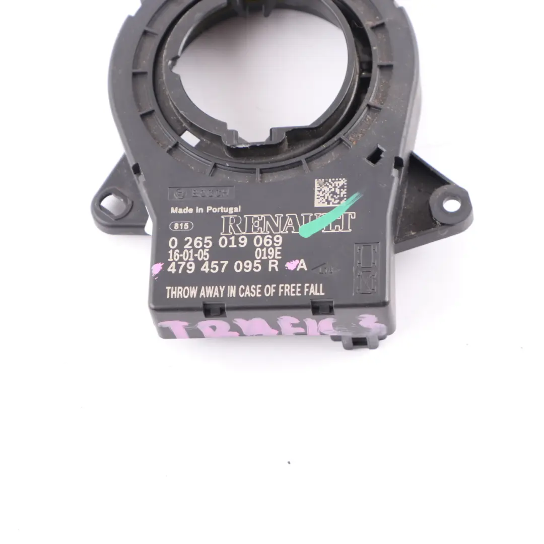 Capteur d'Angle de Volant Squib pour Renault Trafic 3 Vauxhall Vivaro B à propos du numéro de pièce 479457095R Renault Trafic 3 Vauxhall Vivaro B Capteur d'Angle de Volant Squib - SKU 479457095R - Numéro de pièce 479457095R