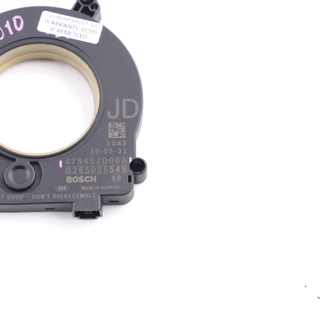 Quashqai J10 Steering Angle Sensor Unit Module to Nissan with Part number 47945JD00A Nissan Quashqai J10 Steering Angle Sensor Unit Module - SKU 47945JD00A - Part number 47945JD00A