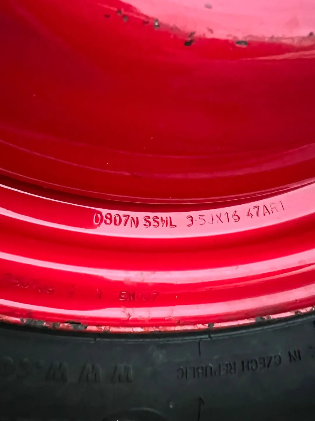  Spare Wheel Peugeot 3008 Compact Wheel Steel R16 Emergency Tyre 125/85 - SKU 47AR1 - Part number 47AR1