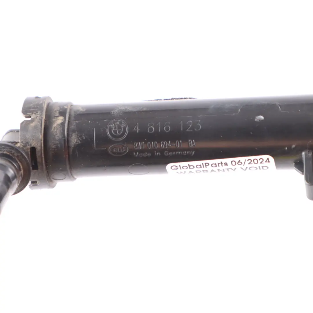 Washer BMW F32 Front Bumper Headlight Left N/S Washer Nozzle Spray Jet to with Part number 4816123 Washer BMW F32 Front Bumper Headlight Left N/S Washer Nozzle Spray Jet - SKU 4816123-1 - Part number 4816123