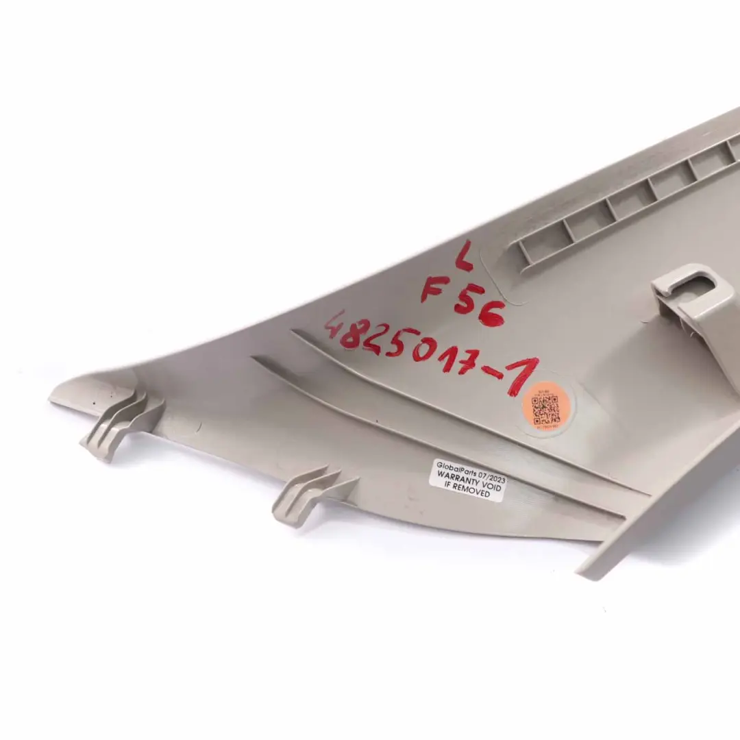 Column A Left N/S Satellite Grey 7406009 to Mini Cooper F56 Cover with Part number 4825017 Mini Cooper F56 Cover Column A Left N/S Satellite Grey 7406009 - SKU 4825017-1 - Part number 4825017