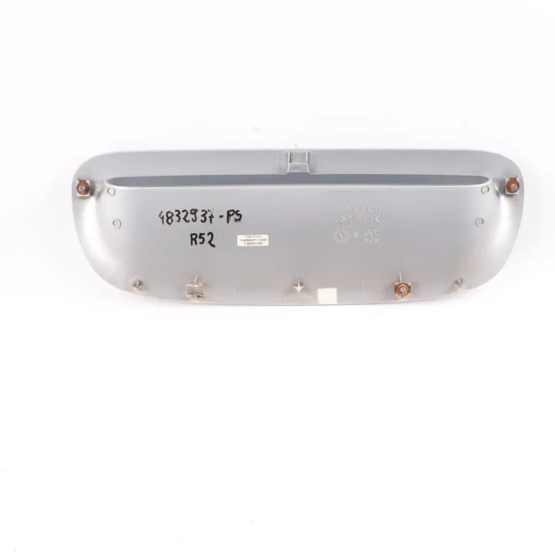 Inlet Grille Bonnet Hood Scoop Pure Silver to Mini Cooper S R52 R53 Air with Part number 4832937 Mini Cooper S R52 R53 Air Inlet Grille Bonnet Hood Scoop Pure Silver - SKU 4832937-PS - Part number 4832937