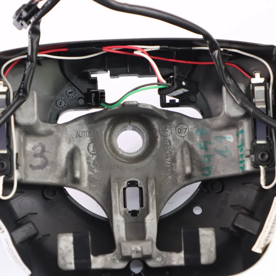 NEU Schwarzes Leder lenkrad Multifunktion für Renault Laguna 3 mit Teilenummer 484300005R Renault Laguna 3 NEU Schwarzes Leder lenkrad Multifunktion - SKU 484300005R-1 - Teilenummer 484300005R