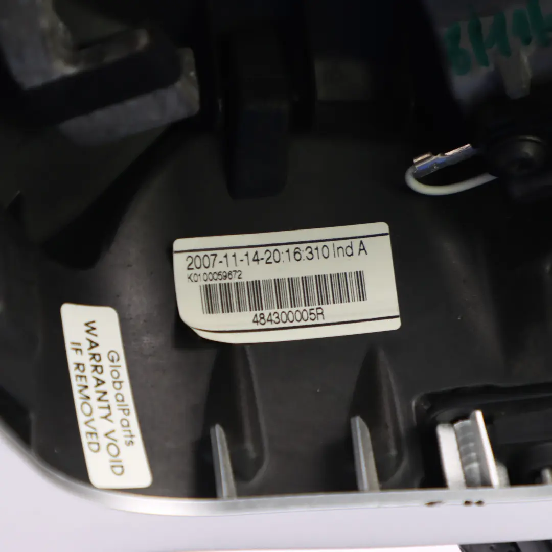 Renault Laguna 3 NEU Schwarzes Leder lenkrad Multifunktion - SKU 484300005R-1 - Teilenummer 484300005R