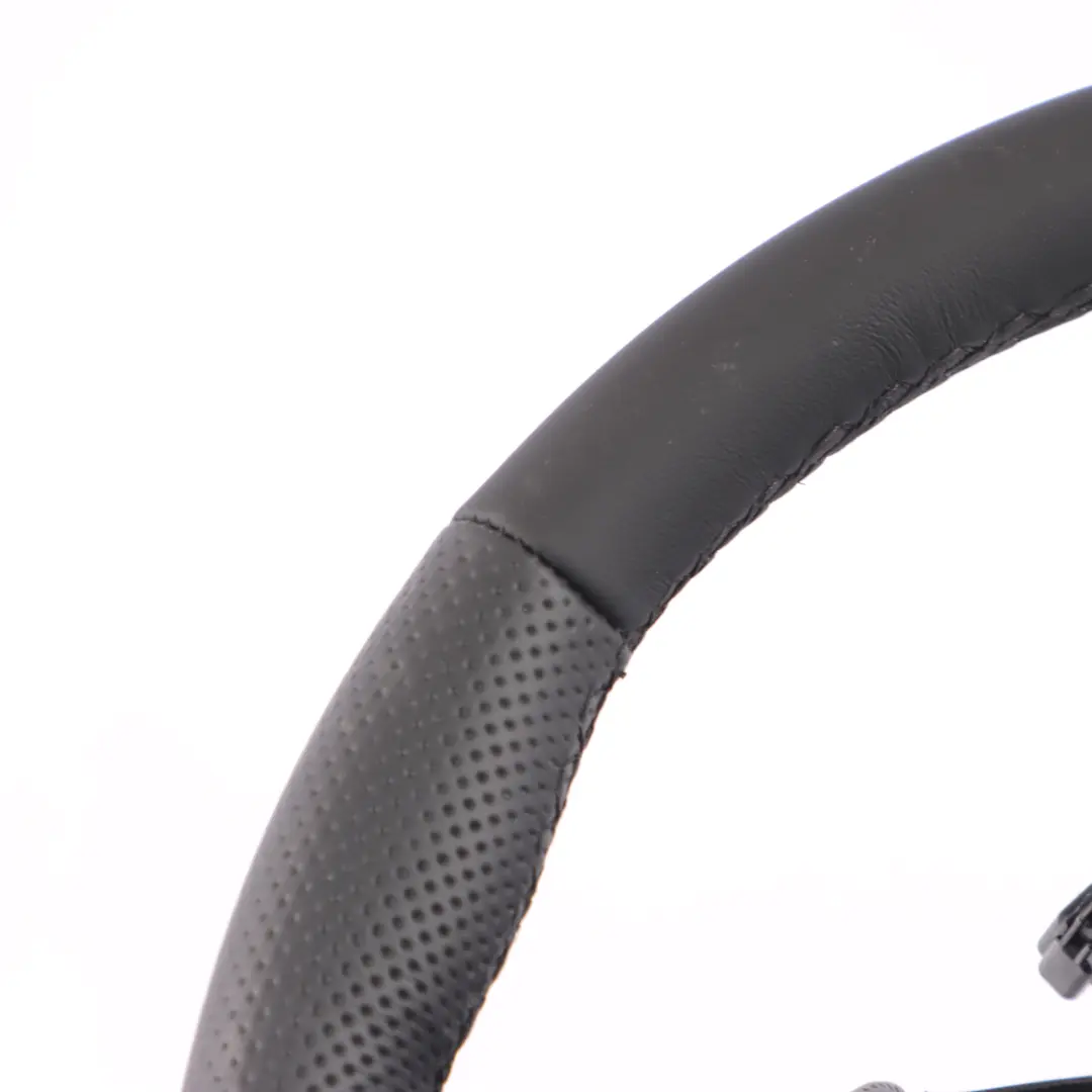 Leather Steering Wheel Multifunction to Renault Laguna 3 NEW Black with Part number 484300005R Renault Laguna 3 NEW Black Leather Steering Wheel Multifunction - SKU 484300005R-1 - Part number 484300005R