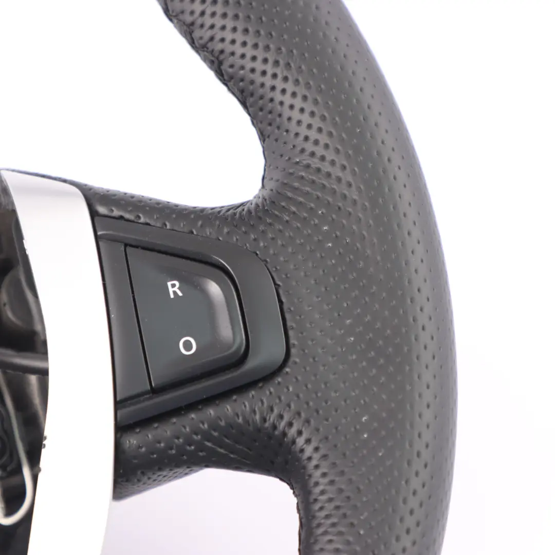 Leather Steering Wheel Multifunction to Renault Laguna 3 NEW Black with Part number 484300005R Renault Laguna 3 NEW Black Leather Steering Wheel Multifunction - SKU 484300005R-1 - Part number 484300005R
