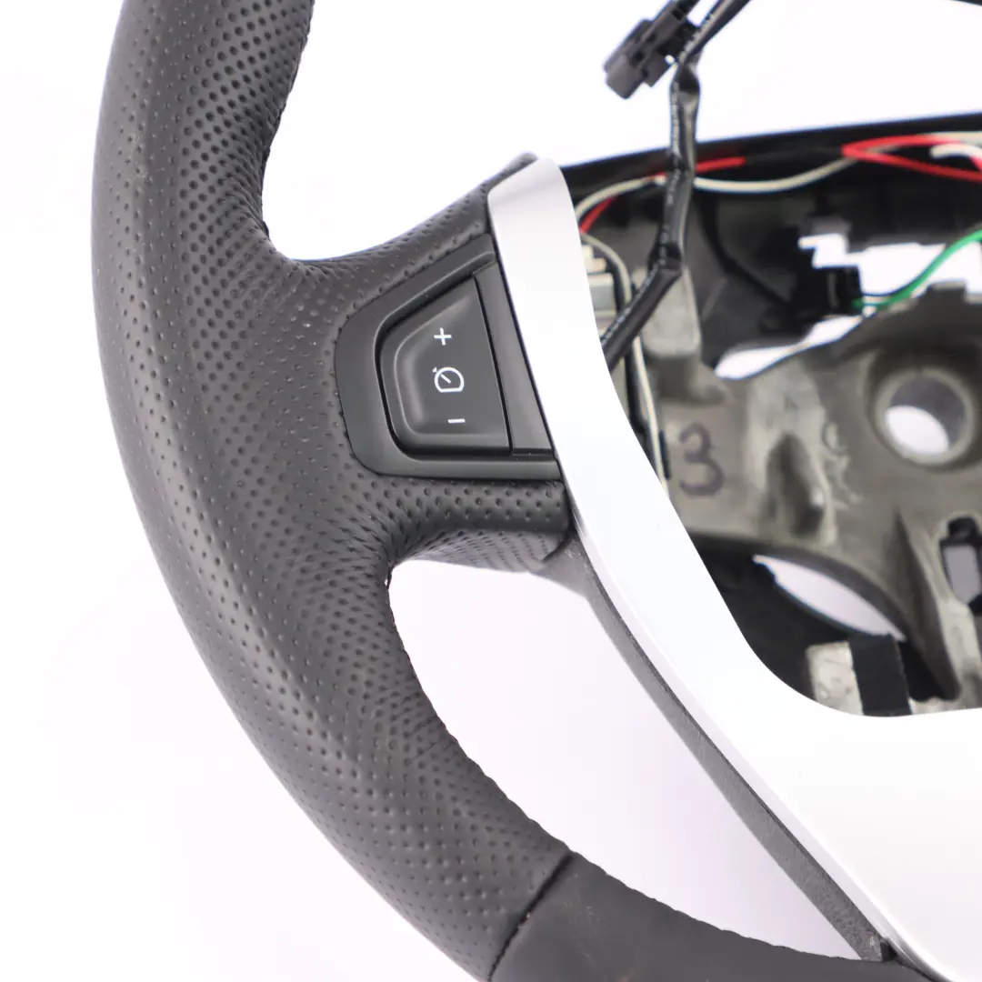 NUOVO volante in pelle nera multifunzione per Renault Laguna 3 con numero di parte 484300005R Renault Laguna 3 NUOVO volante in pelle nera multifunzione - SKU 484300005R-1 - Numero di parte 484300005R