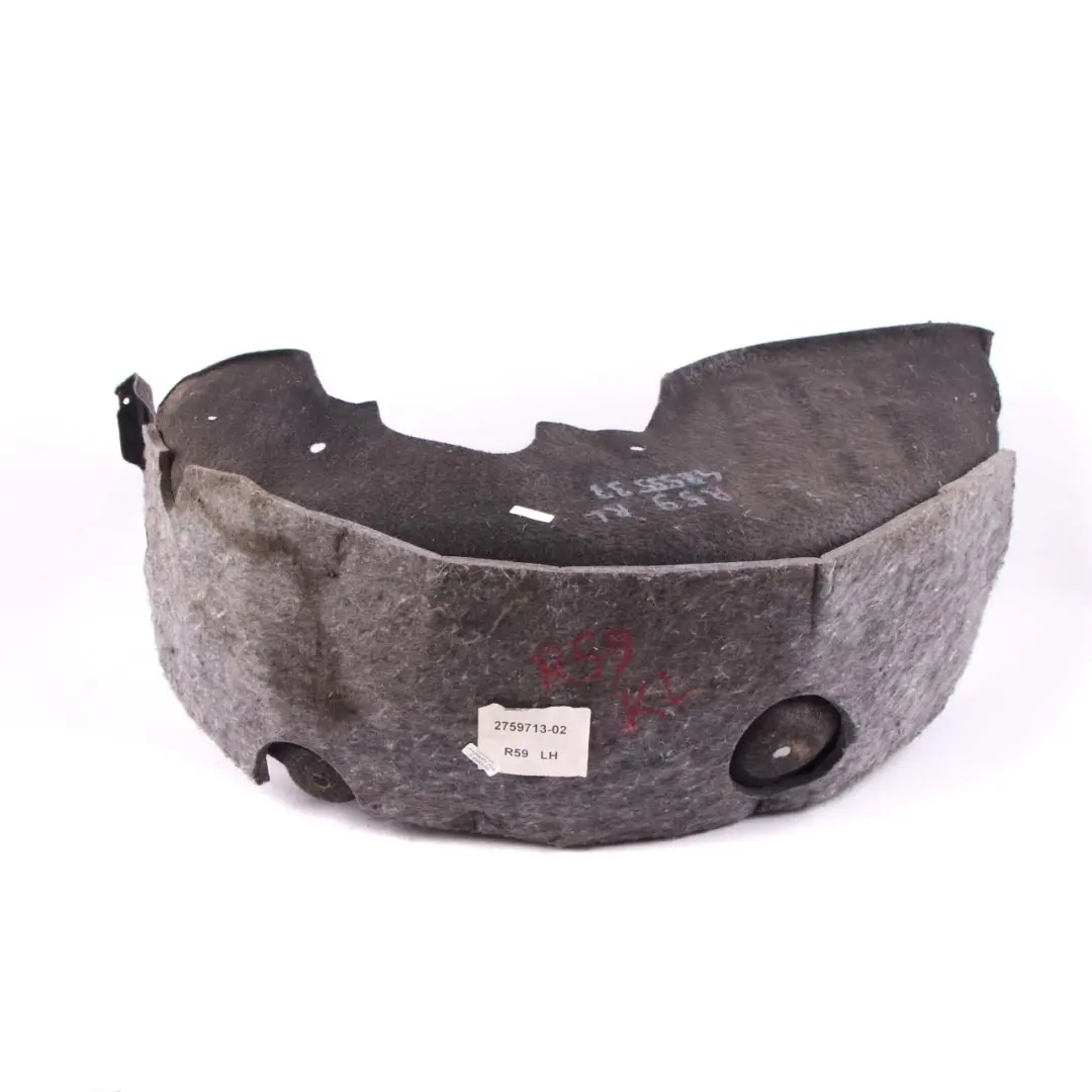 Posteriore Sinistra Coperchio Rivestimento Alloggiamento per Mini R59 Roadster con numero di parte 4855533 Mini R59 Roadster Posteriore Sinistra Coperchio Rivestimento Alloggiamento - SKU 4855533 - Numero di parte 4855533