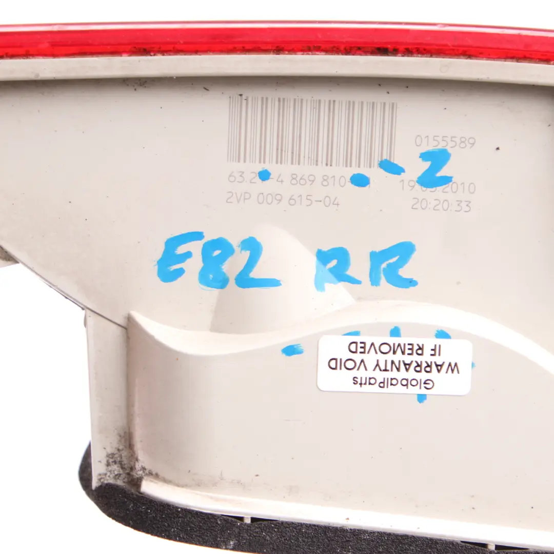  £Rear Lamp BMW E82 Coupe E88 Convertible Tail Light Right O/S Side Panel - SKU 4869810-2 - Part number 4869810