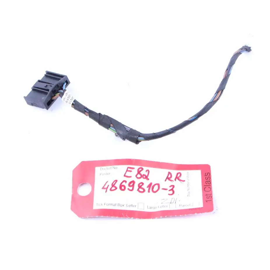 Taillight Right Rear O/S Plug Socket Wiring 6984754 to BMW E82 E88 Coupe Cabrio with Part number 4869810 BMW E82 E88 Coupe Cabrio Taillight Right Rear O/S Plug Socket Wiring 6984754 - SKU 4869810-3 - Part number 4869810