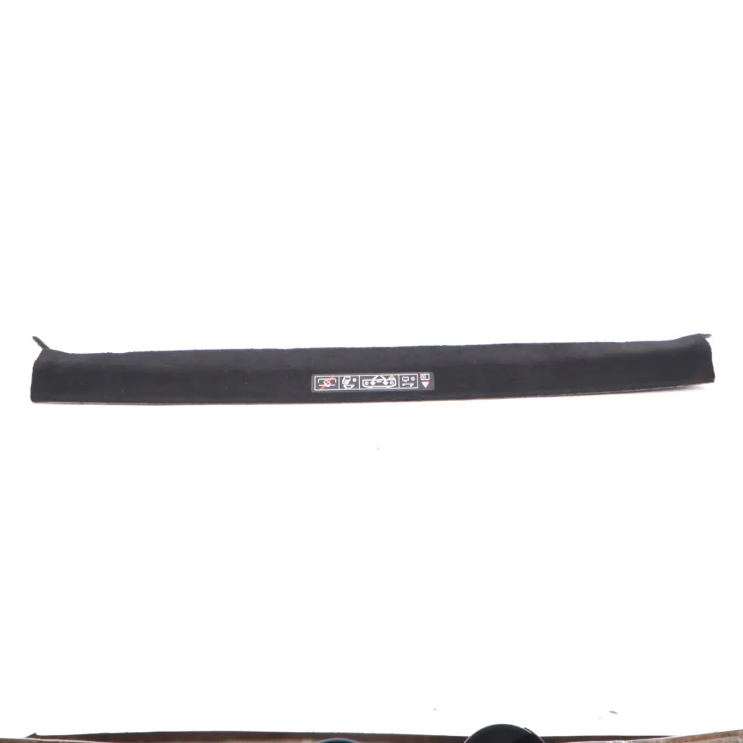 Embellecedor Marco Ventana Trasera Inferior Maletero Panel para BMW F12 con número de pieza 7224967 BMW F12 Embellecedor Marco Ventana Trasera Inferior Maletero Panel - SKU 4881876 - Número de pieza 7224967