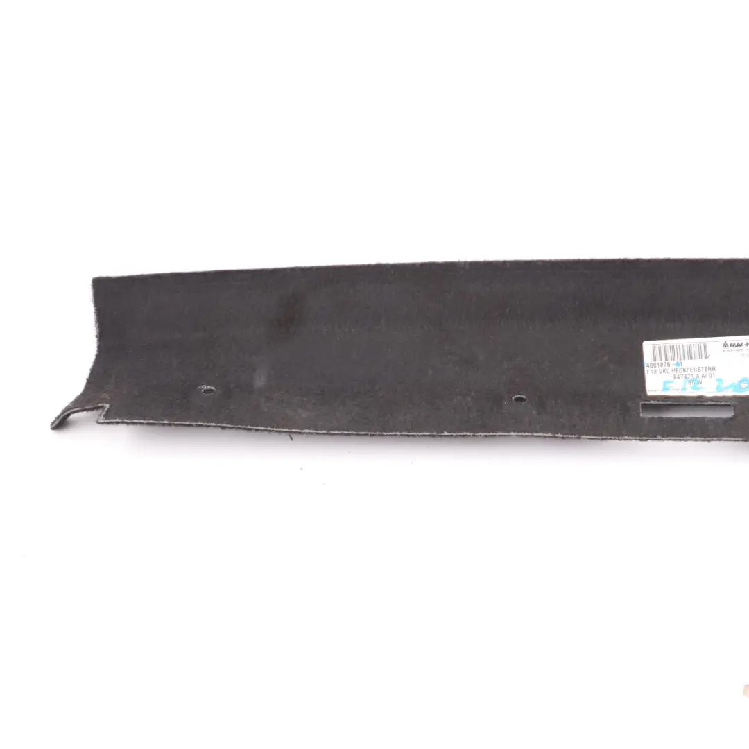  Trim BMW F12 Lower Rear Window Frame Luggage Compartment Trunk Panel - SKU 4881876 - Part number 7224967