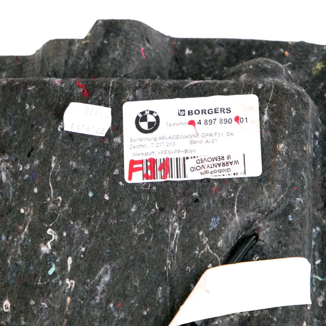 BMW 3Er F31 Ablagefach Gepäckraumboden - SKU 4897890 - Teilenummer 4897890