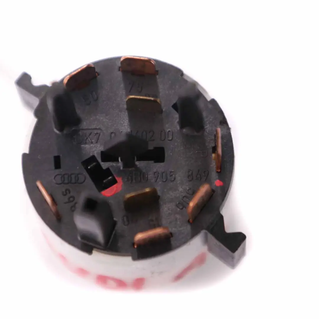 Ignition Lock Starter Switch to Audi A4 A6 VW Golf IV Passat Polo with Part number 4B0905849 Audi A4 A6 VW Golf IV Passat Polo Ignition Lock Starter Switch - SKU 4B0905849 - Part number 4B0905849