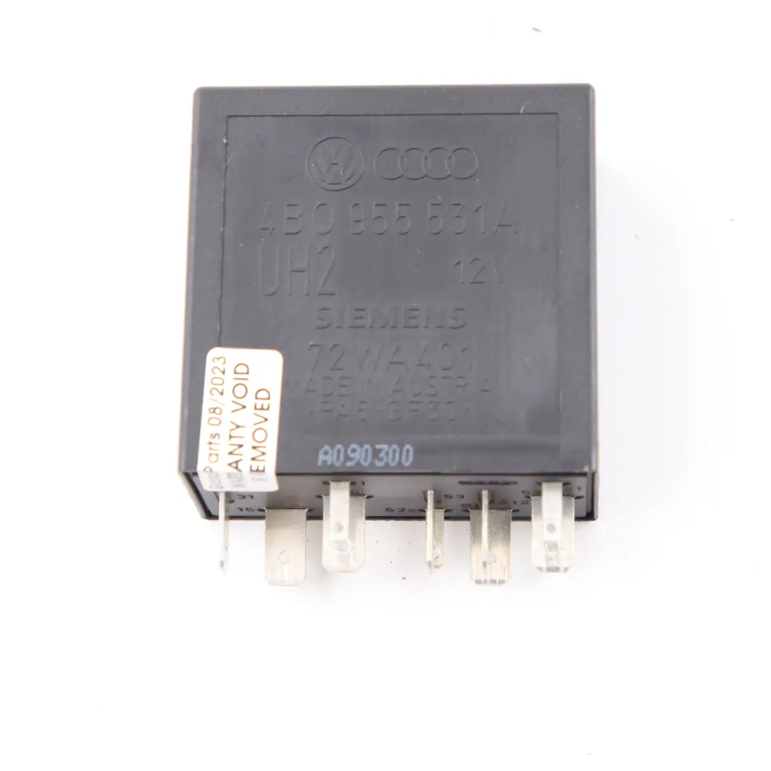Przekaźnik Moduł 9 Pinów 12V UH2 do Audi VW Volkswagen Seat o numerze 4B0955531A Audi VW Volkswagen Seat Przekaźnik Moduł 9 Pinów 12V UH2 - SKU 4B0955531A - Numer Części 4B0955531A