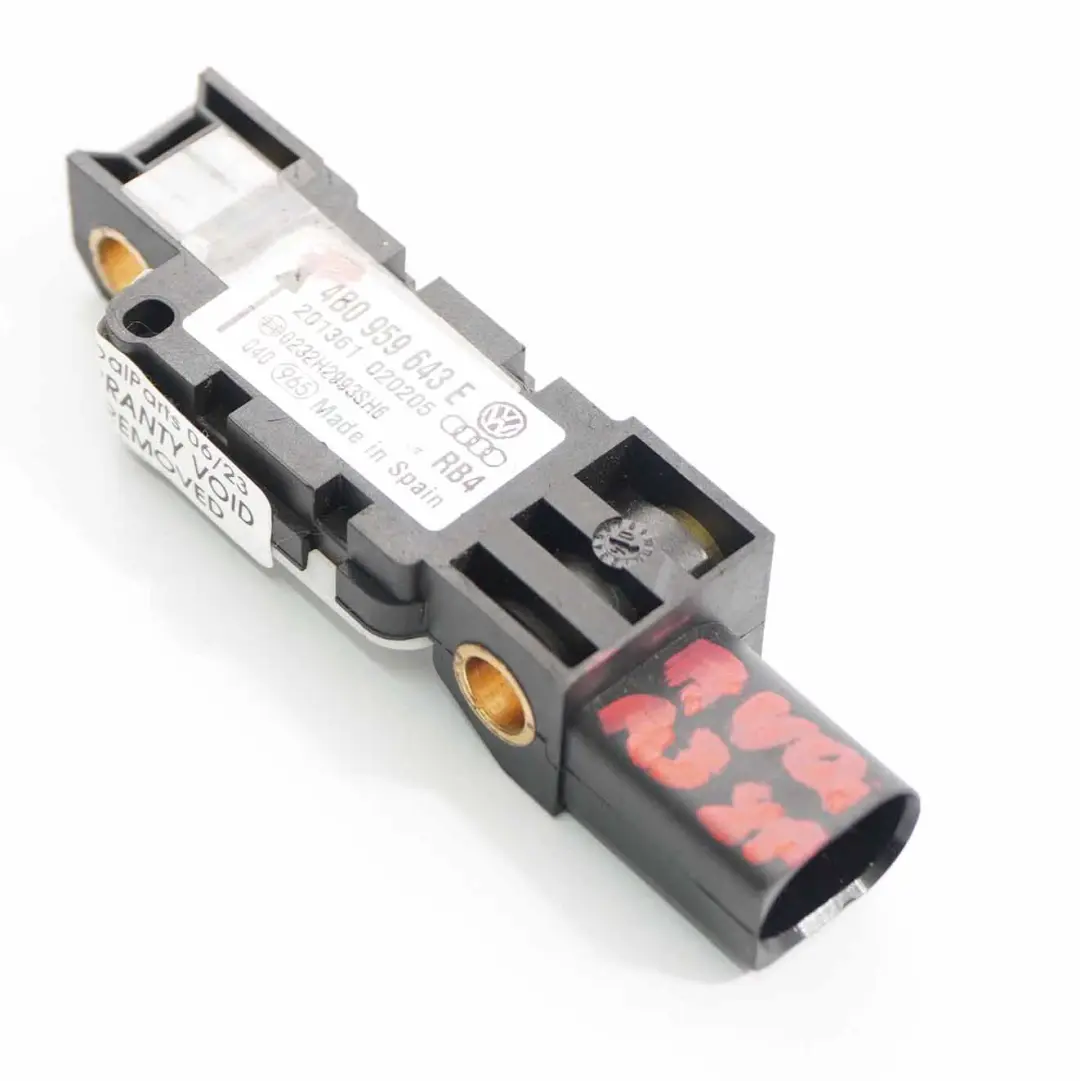 Audi A3 8P crash impatto Airbag sensore unità modulo Air Bag - SKU 4B0959643E - Numero di parte 4B0959643E