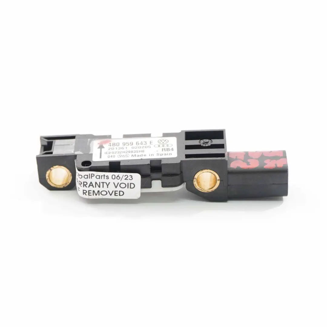 Aufprall Airbag Sensor einheit Modul Airbag für Audi A3 8P mit Teilenummer 4B0959643E Audi A3 8P Aufprall Airbag Sensor einheit Modul Airbag - SKU 4B0959643E - Teilenummer 4B0959643E