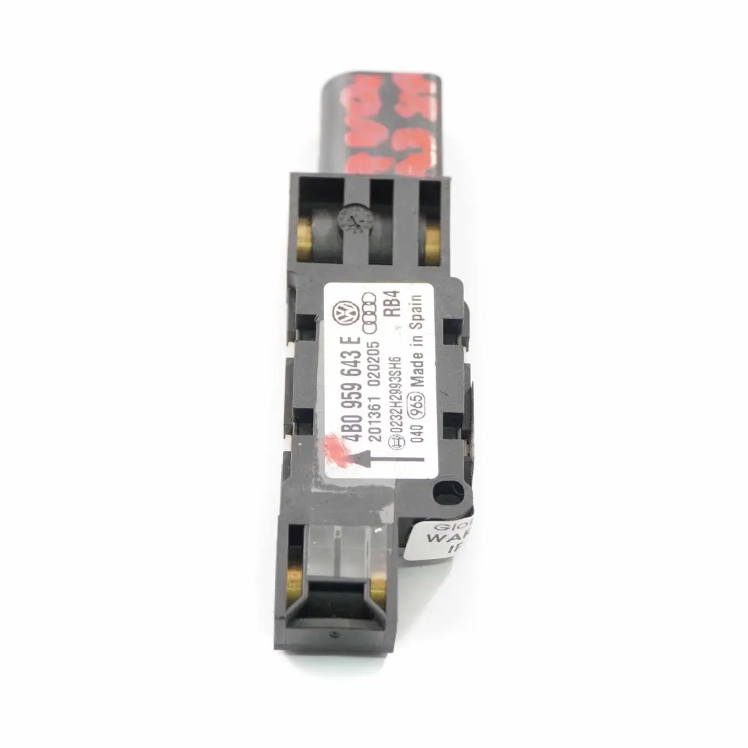 Audi A3 8P crash impatto Airbag sensore unità modulo Air Bag - SKU 4B0959643E - Numero di parte 4B0959643E