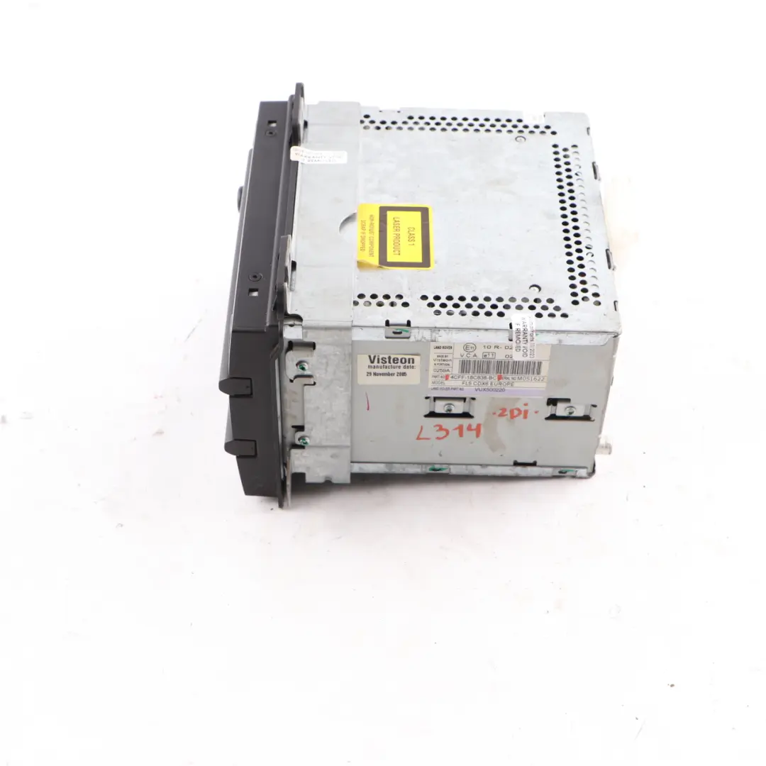 Radio CD Player Stereo Head Unit to Land Rover Freelander L314 with Part number 4CFF18C838BC Land Rover Freelander L314 Radio CD Player Stereo Head Unit - SKU 4CFF18C838BC - Part number 4CFF18C838BC