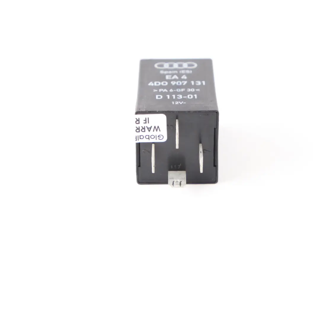 Modulo Unità Relè 4 Pin 12V 4D09907131 per Audi VW Volkswagen con numero di parte 4D0907131 Audi VW Volkswagen Modulo Unità Relè 4 Pin 12V 4D09907131 - SKU 4D0907131 - Numero di parte 4D0907131