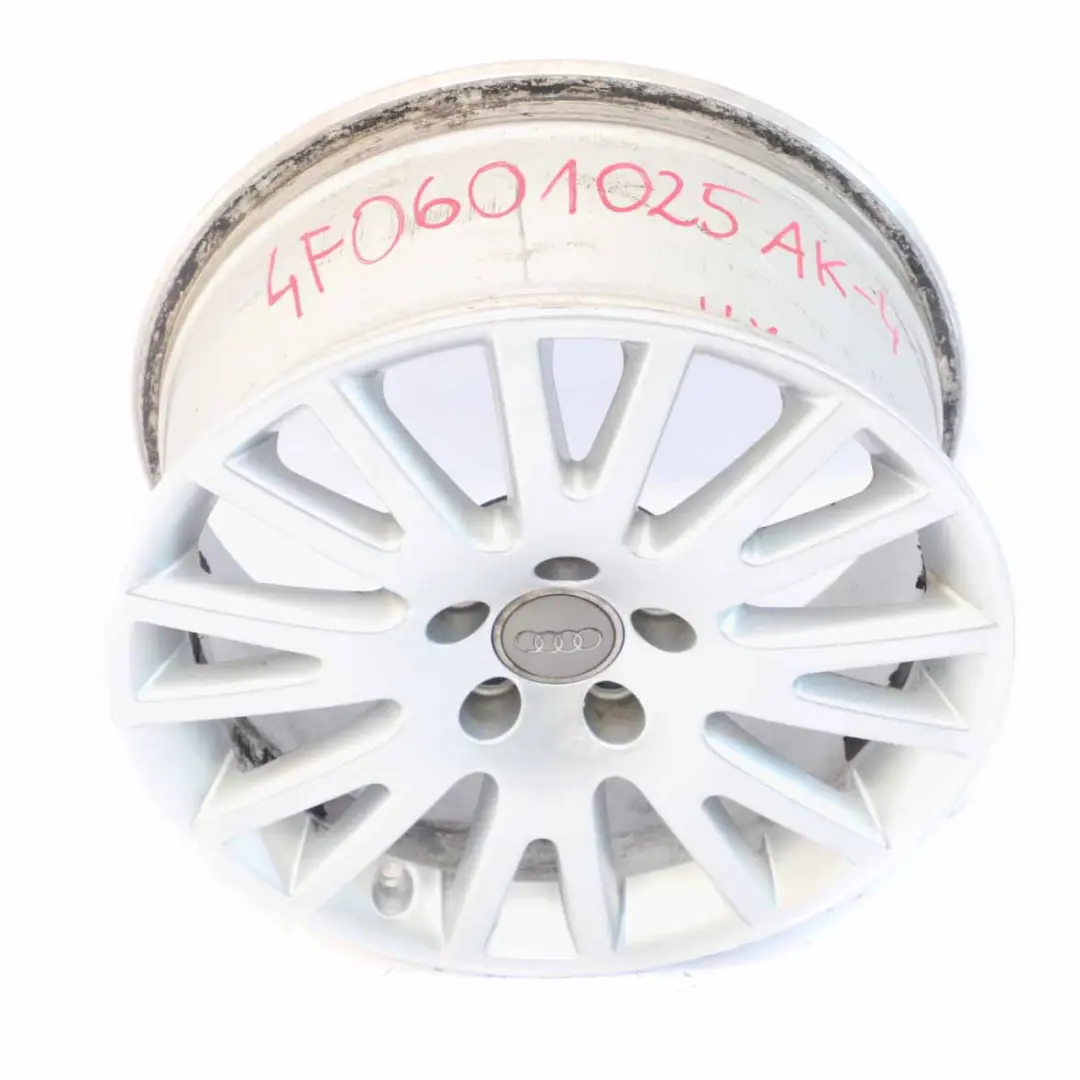 Alloy Rim 17" 7,5J ET:45 to Audi A4 B6 Silver Wheel with Part number 4F0601025AK Audi A4 B6 Silver Wheel Alloy Rim 17" 7,5J ET:45 - SKU 4F0601025AK-4 - Part number 4F0601025AK