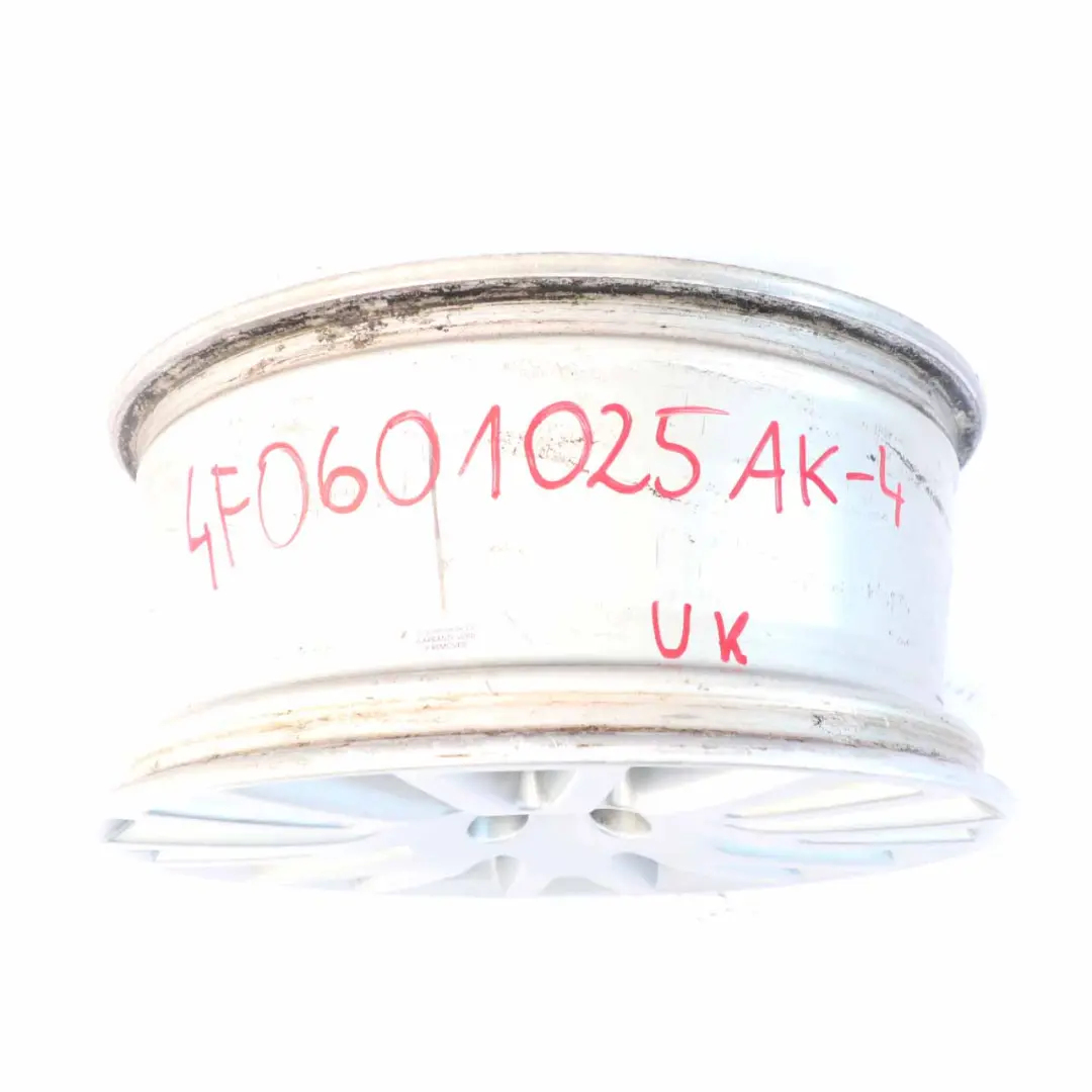 Audi A4 B6 Silver Wheel Alloy Rim 17" 7,5J ET:45 - SKU 4F0601025AK-4 - Part number 4F0601025AK