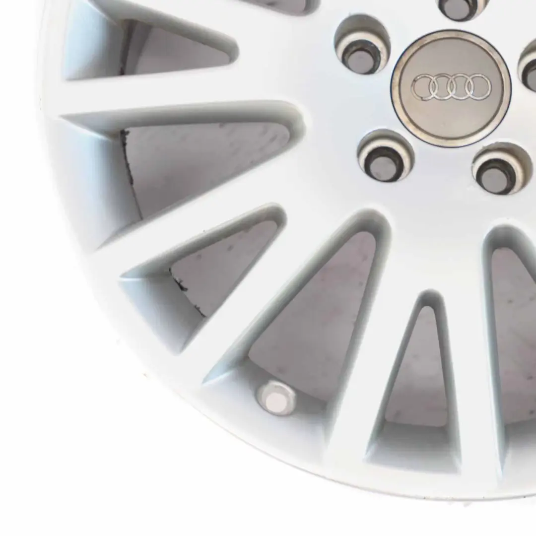 Alloy Rim 17" 7,5J ET:45 to Audi A4 B6 Silver Wheel with Part number 4F0601025AK Audi A4 B6 Silver Wheel Alloy Rim 17" 7,5J ET:45 - SKU 4F0601025AK-4 - Part number 4F0601025AK