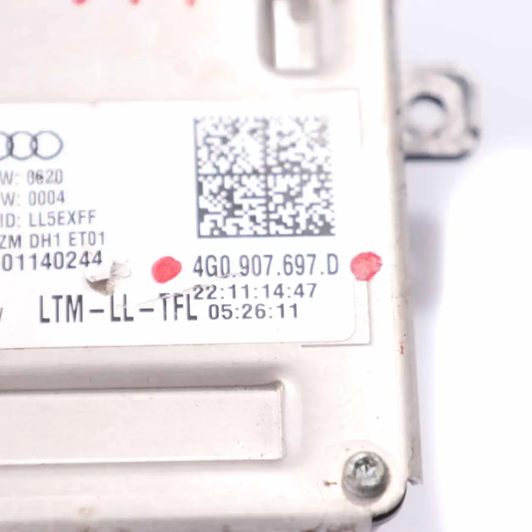 Audi A4 B7 Headlight Ballast LED Control Unit Module Front DRL - SKU 4G0907697D - Part number 4G0907697D