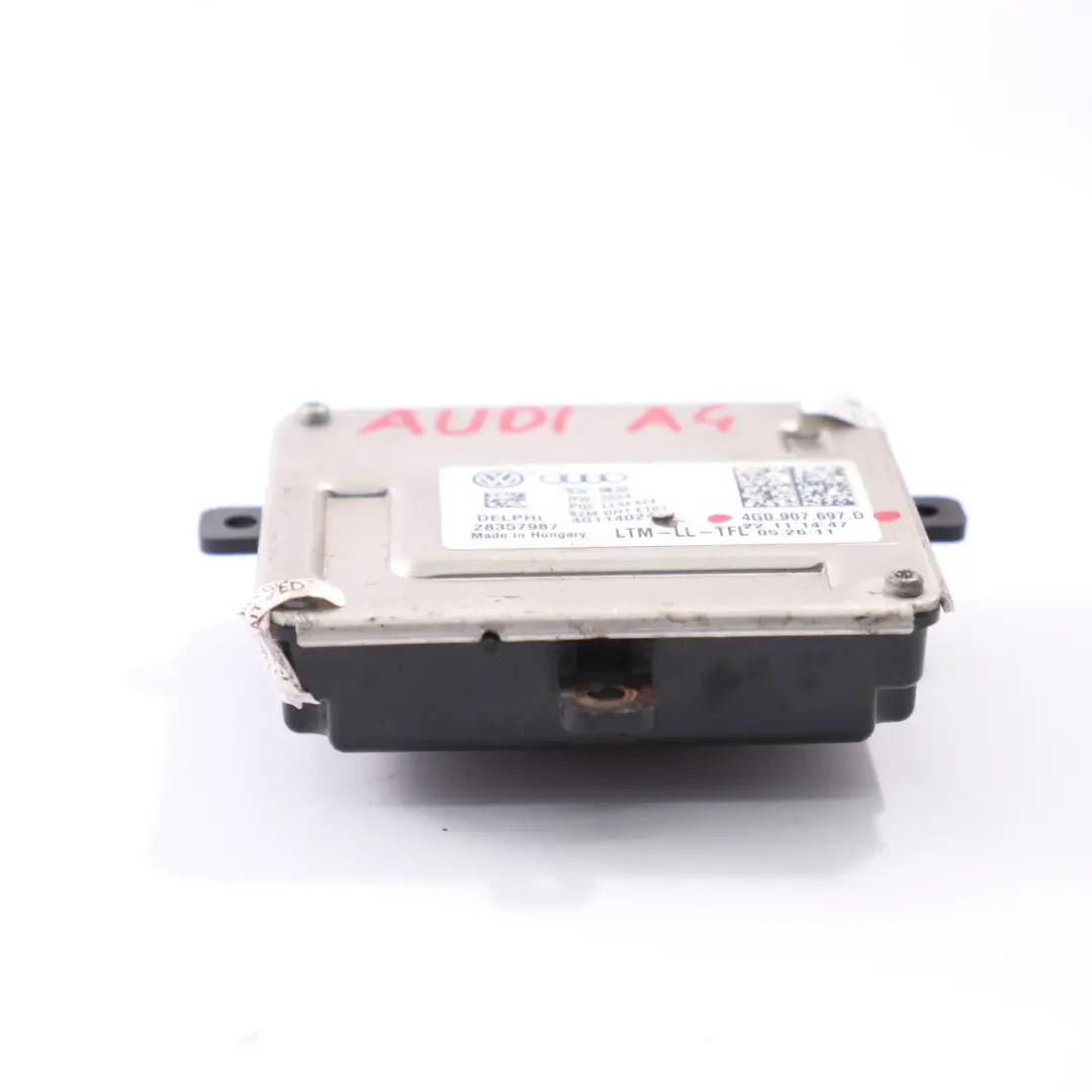 Audi A4 B7 Headlight Ballast LED Control Unit Module Front DRL - SKU 4G0907697D - Part number 4G0907697D