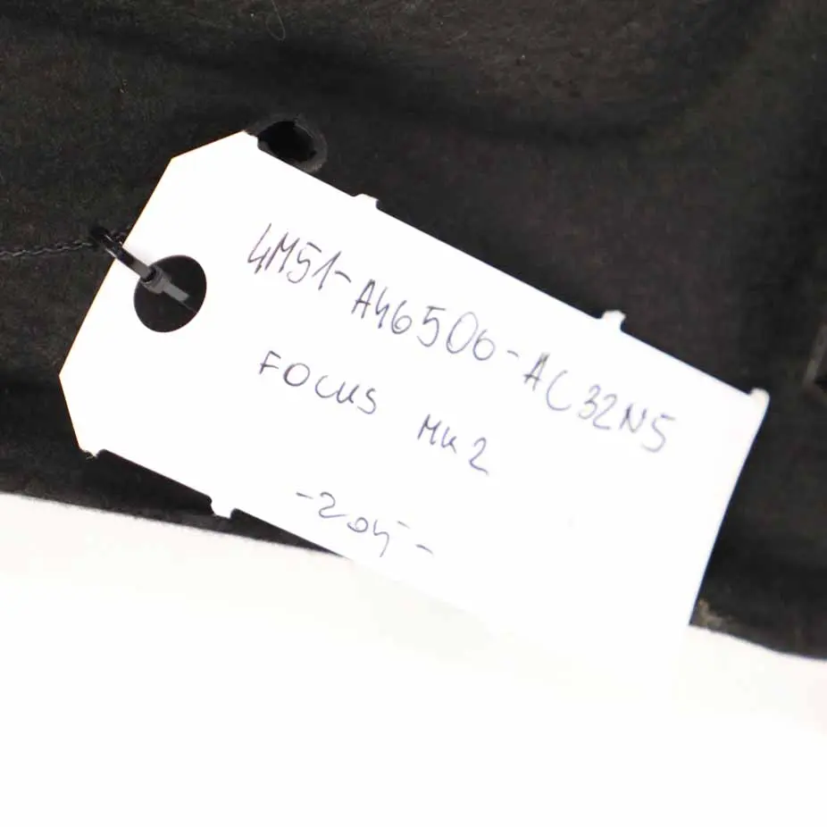 Ford Focus Mk2 Parcel Shelf Cover Panel Roller Blind Black - SKU 4M51-A46506-AC32N5 - Part number 4M51-A46506-AC32N5