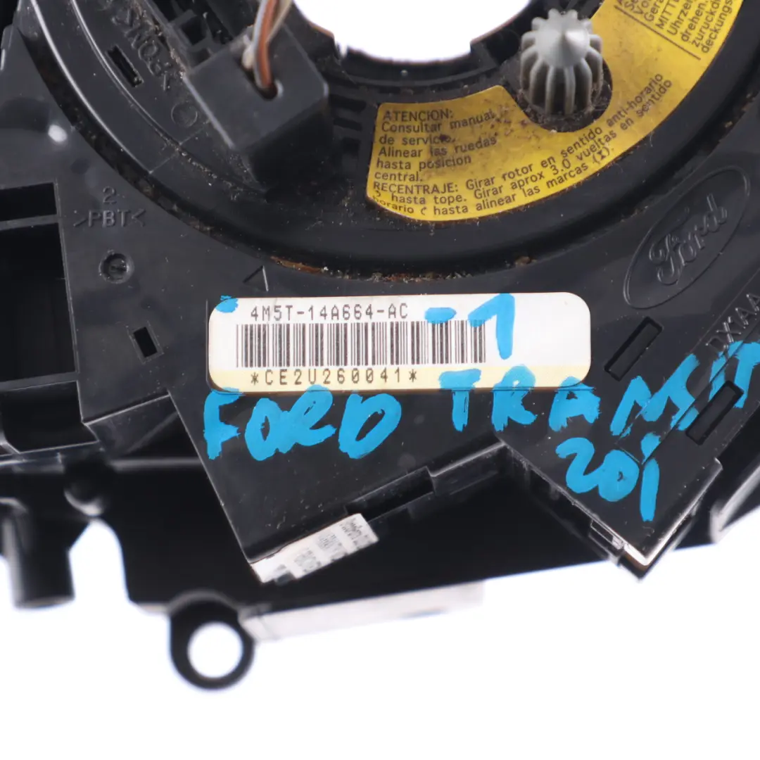 Steering Wheel Airbag Slip Ring Squib to Ford Transit Connect with Part number 4M5T14A664AC Ford Transit Connect Steering Wheel Airbag Slip Ring Squib - SKU 4M5T14A664AC-1 - Part number 4M5T14A664AC